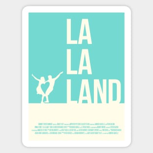 La La Land Movie Poster Sticker